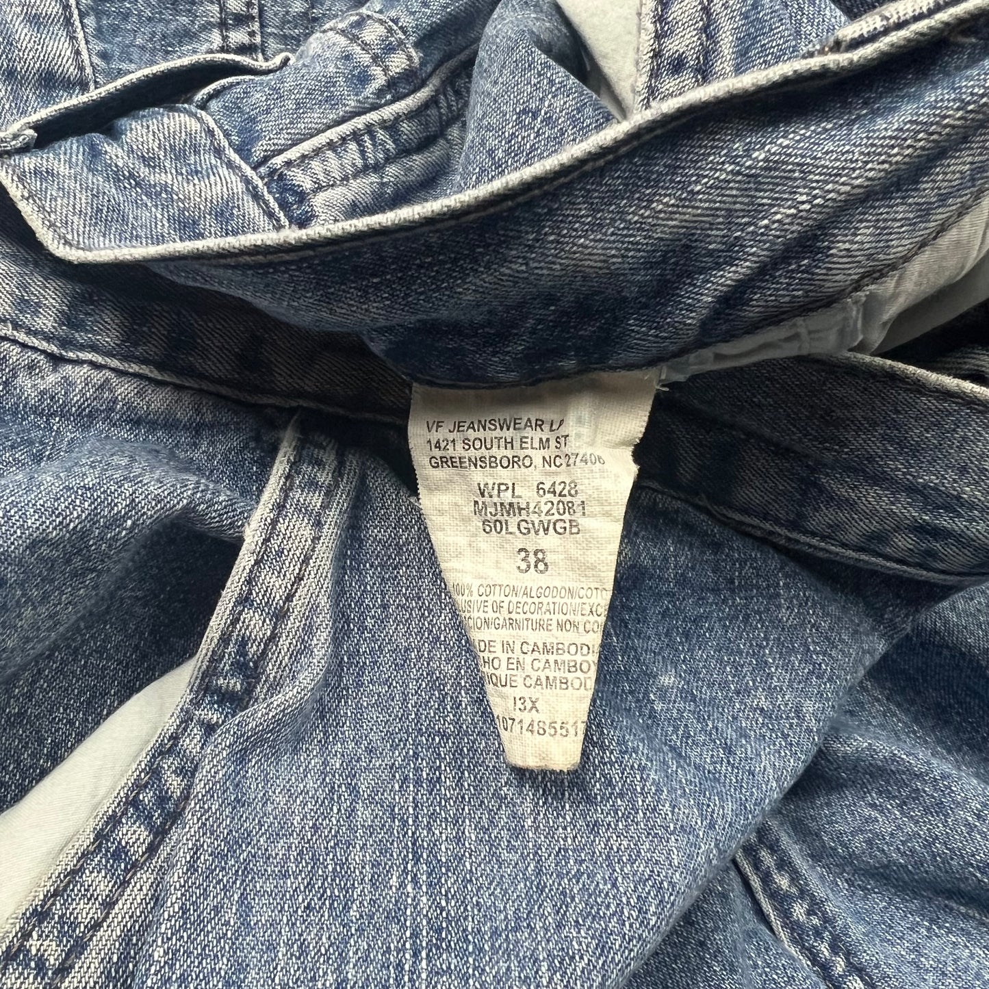 Wrangler Cargo Baggy Jean Shorts - 36"