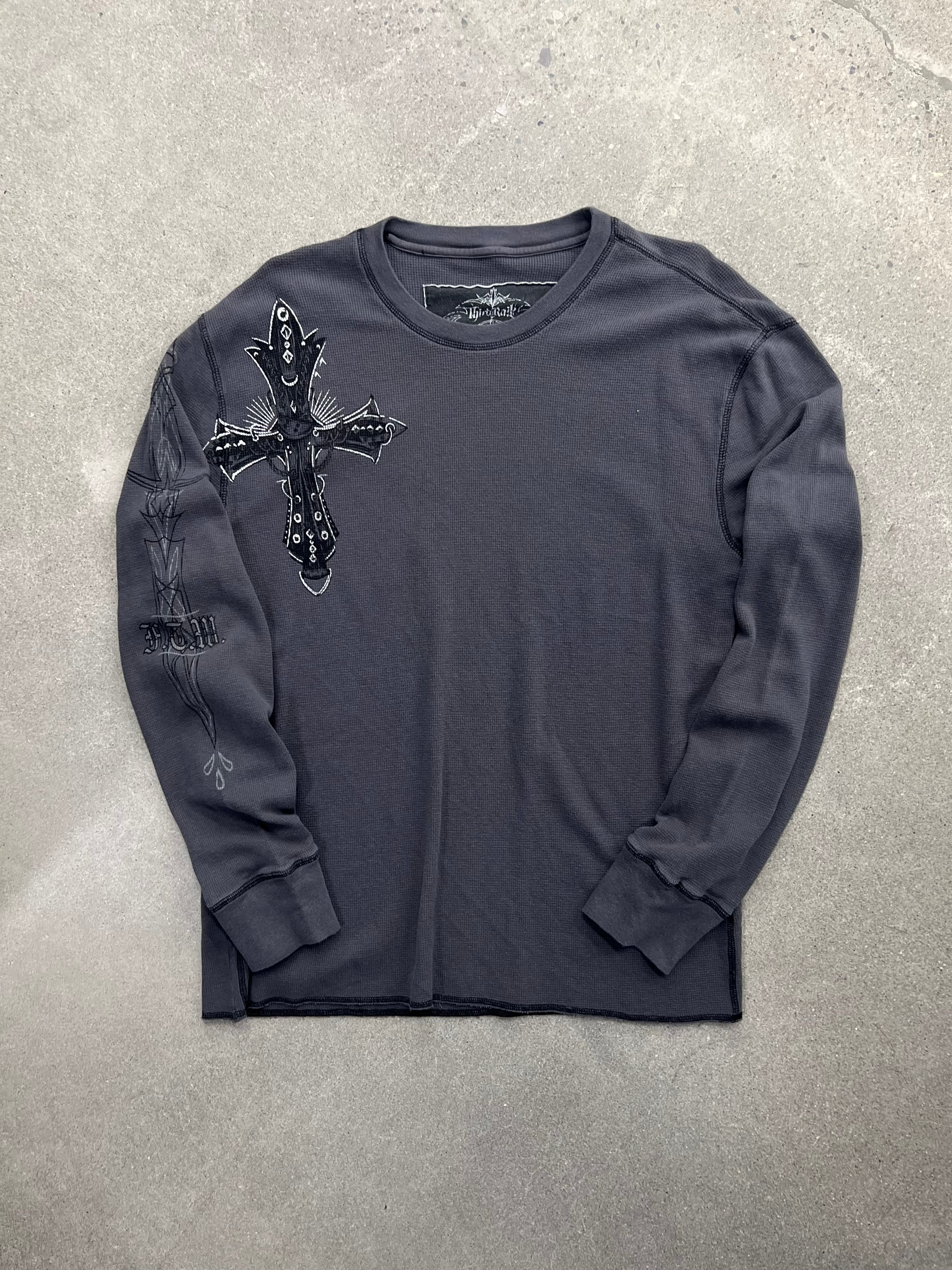Third Rail Thermal Cross Long Sleeve Shirt - XL