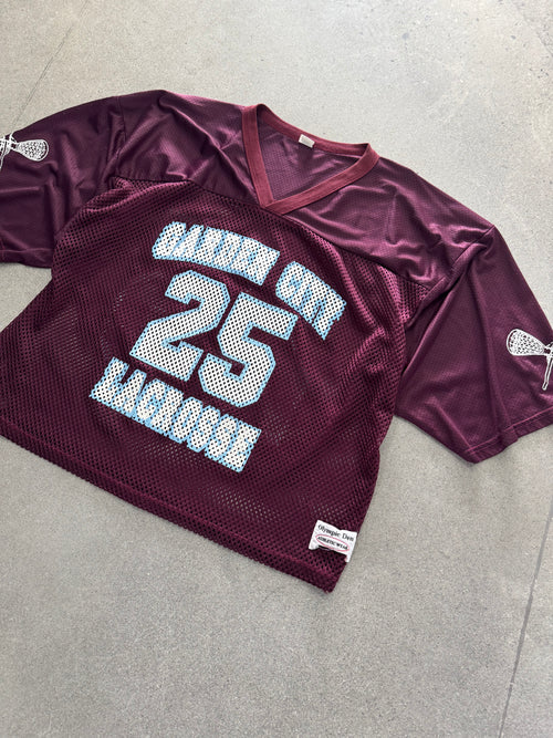 Garden City Lacrosse Kurzgeschnittenes Mesh-Trainingsshirt - XL