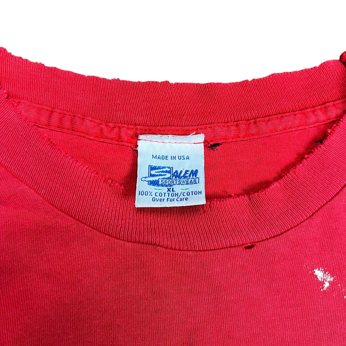 Salem Chicago Blackhawks Paint Splattered T-shirt - XL