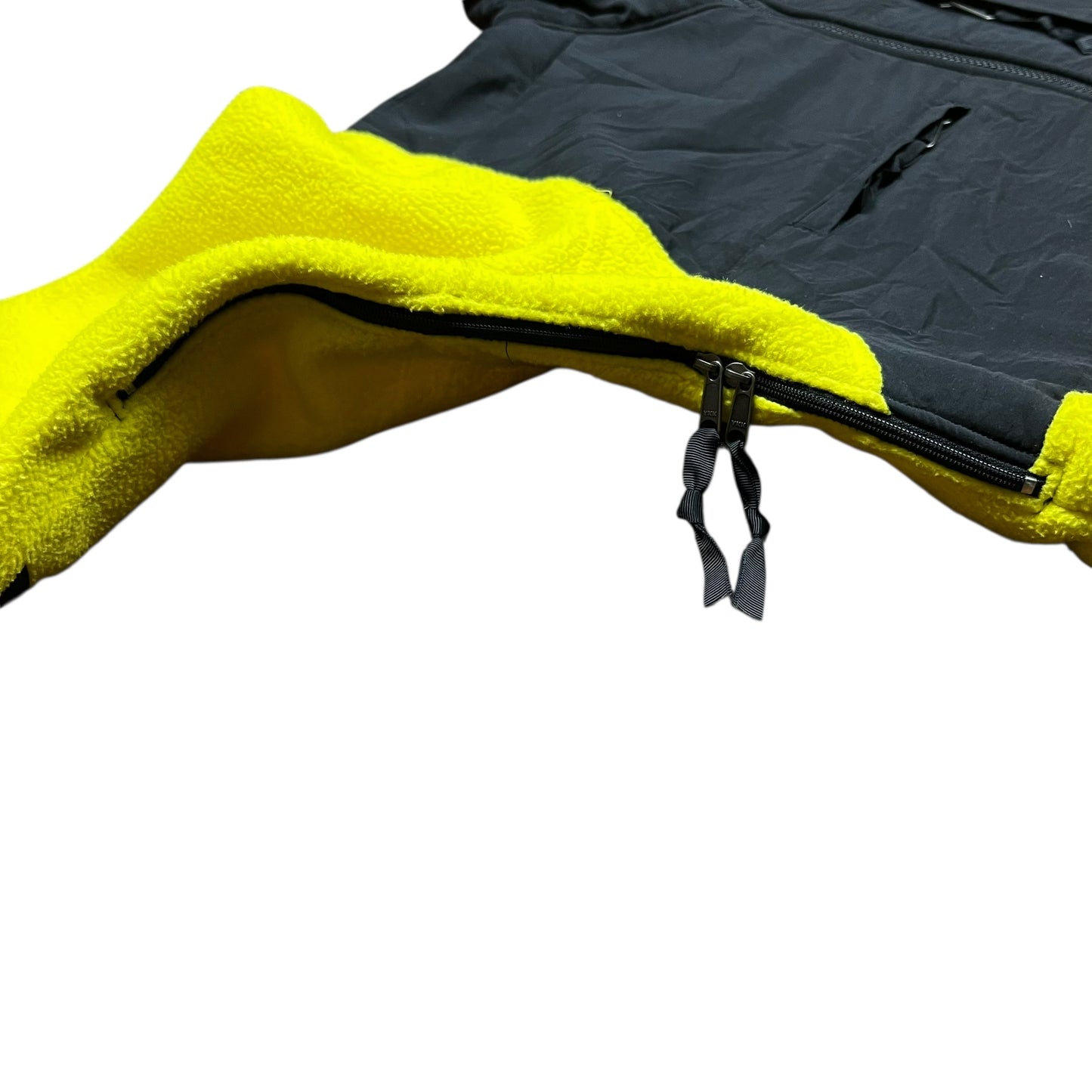 The North Face Neon Yellow Denali Fleece Jacket - M