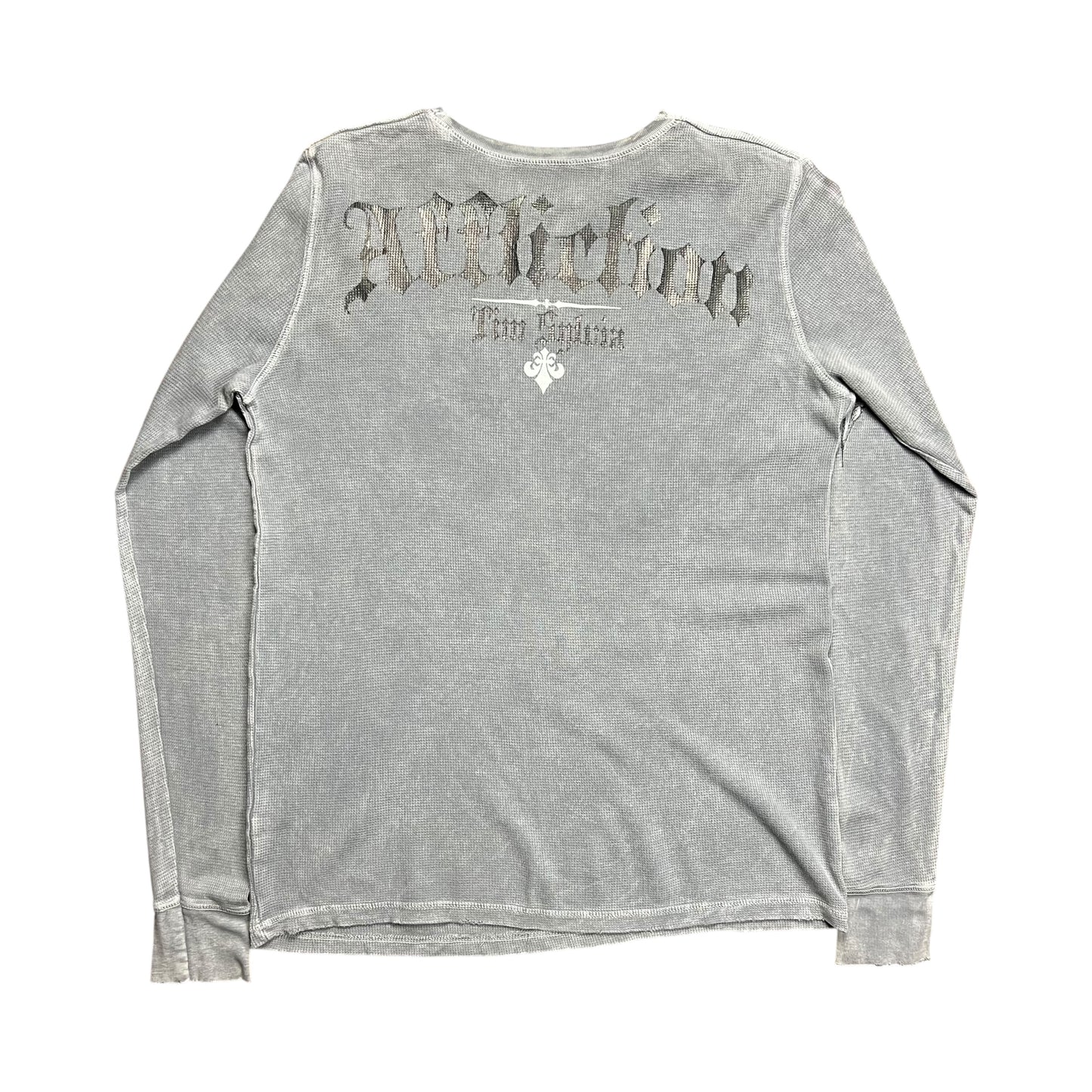 Affliction Tim Sylvia Gothic Thermal Shirt - L