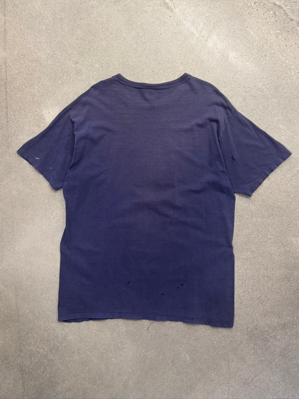 Distressed Russell Athletic University Of Michigan T-Shirt - XL