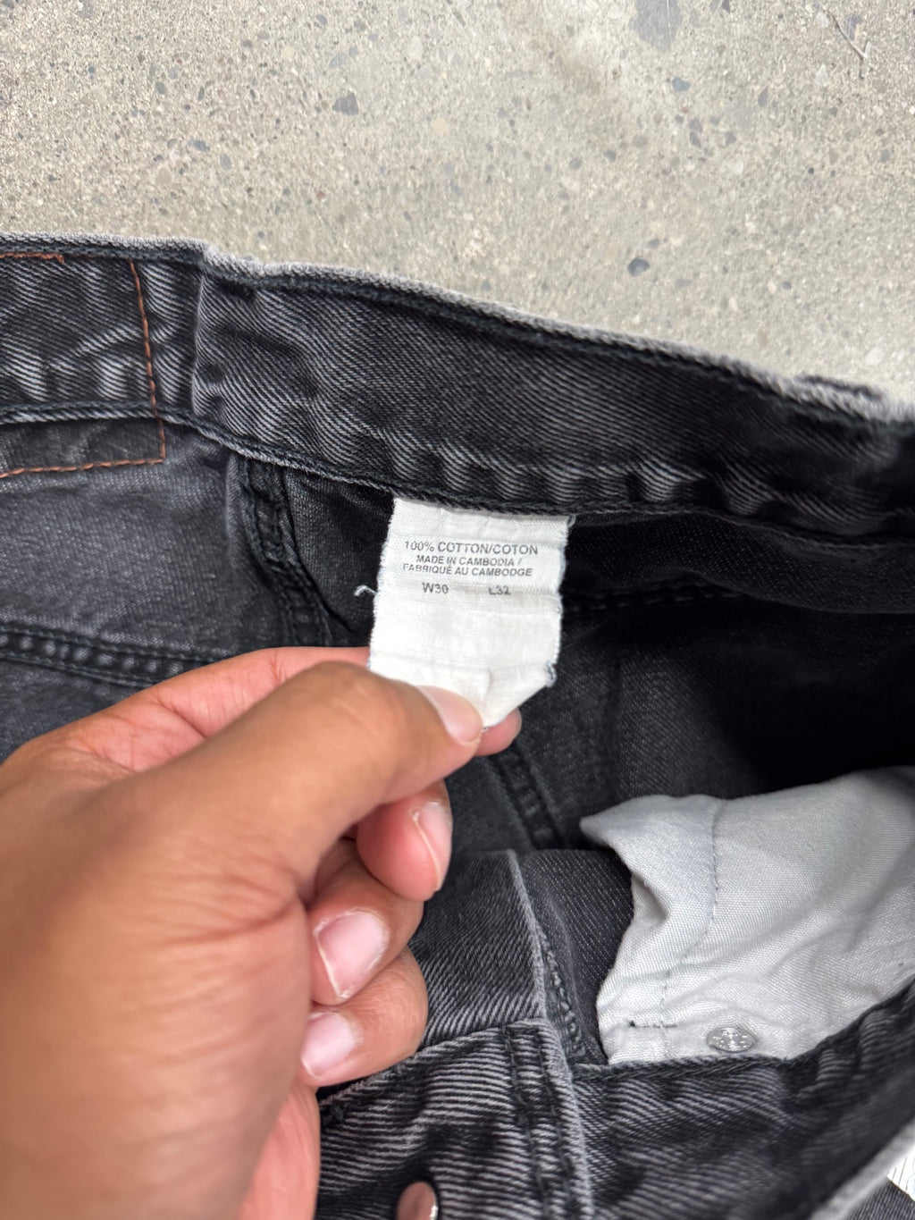 Faded Levi's Orange Tab Jeans - 27"