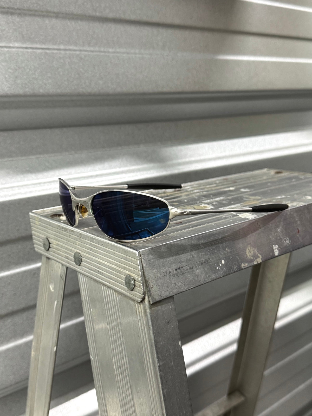 Oakley A Wire Gen 1.0 Ice Iridium Sunglasses