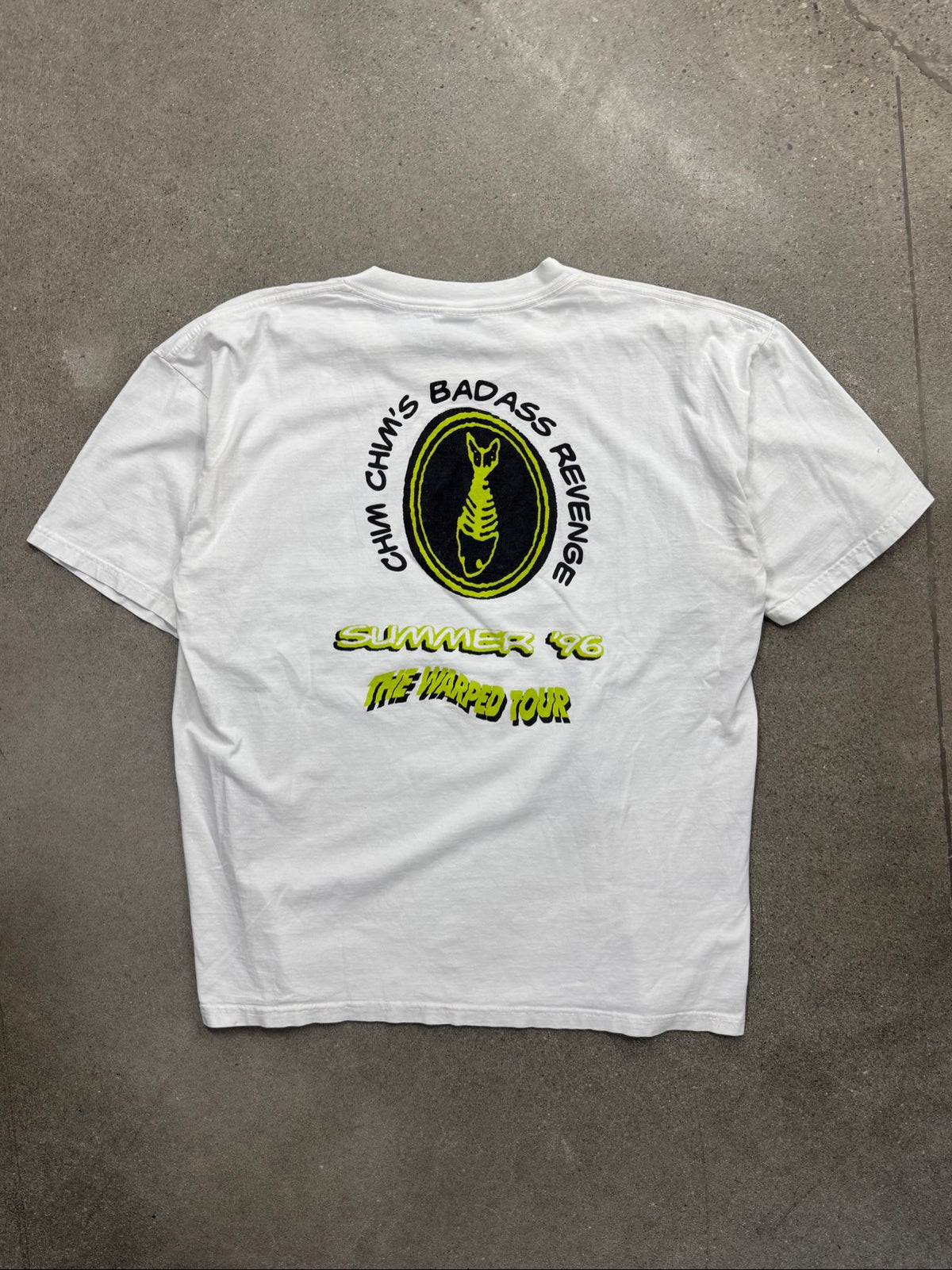 1996 Fishbone Chim Chim's Badass Revenge Warped Tour T-Shirt - XXL