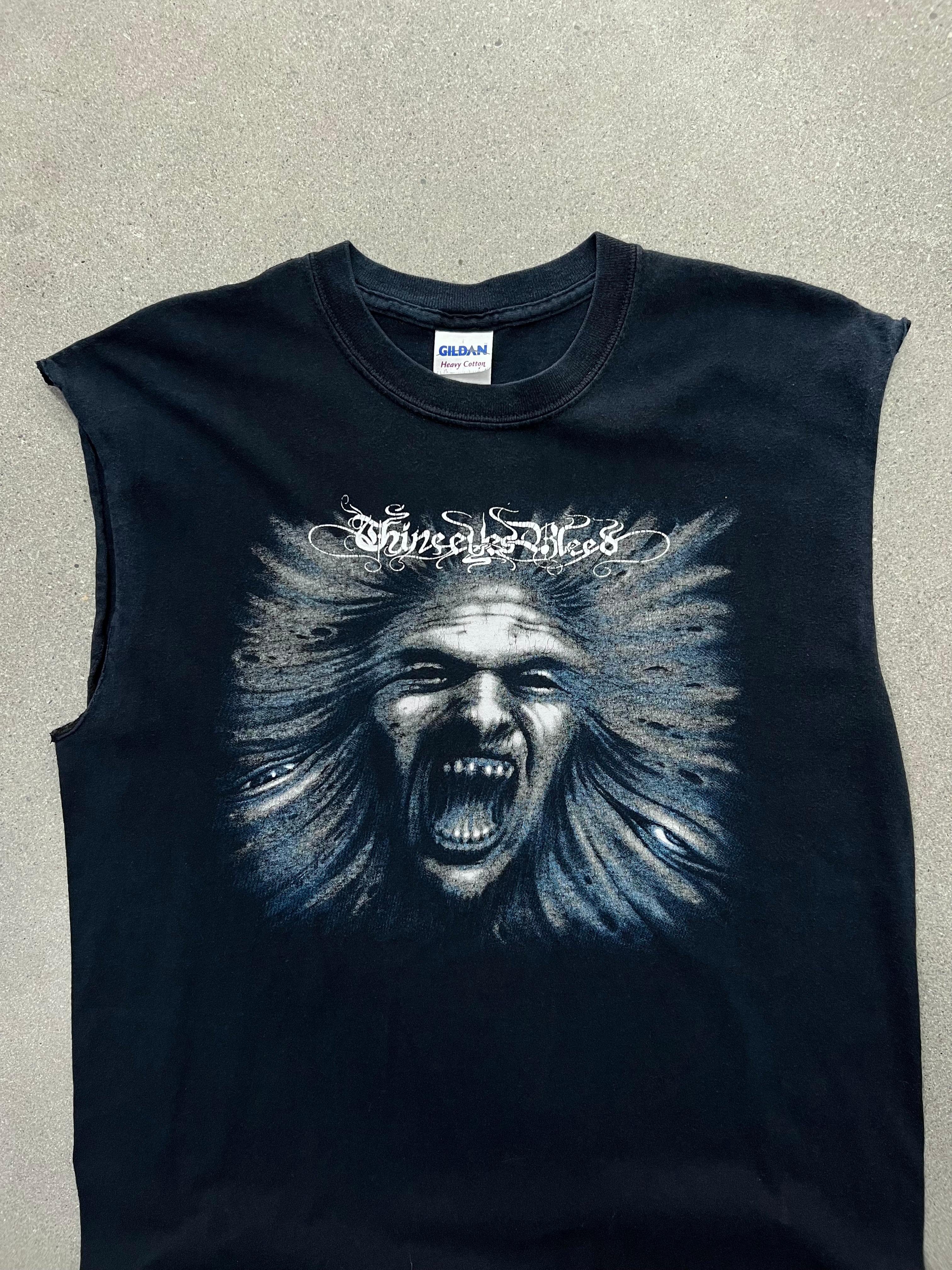 Thine Eyes Bleed Sleeveless Punk Shirt - L