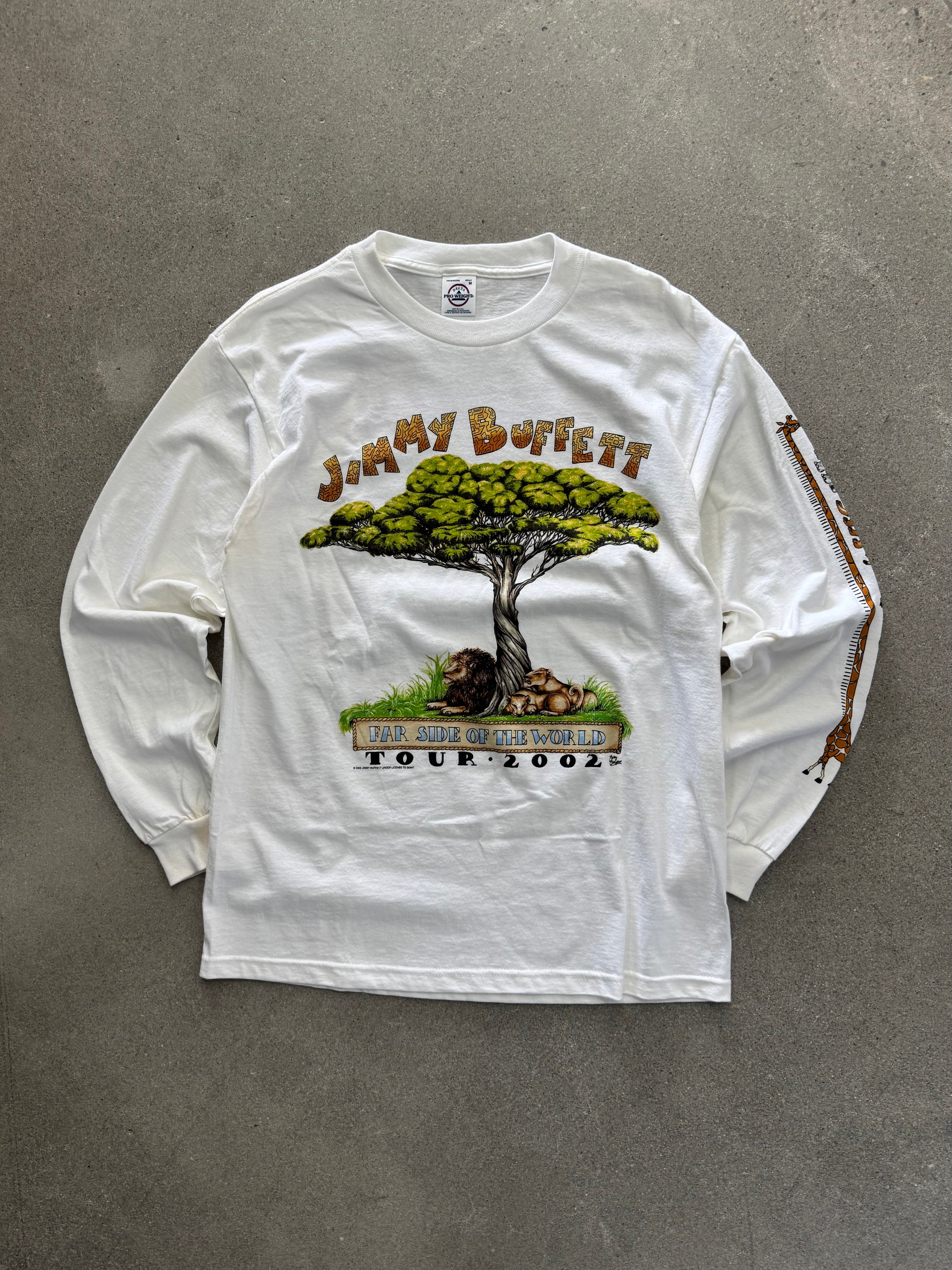 2002 Jimmy Buffett Far Side Of The World Long Sleeve Tour Shirt - L