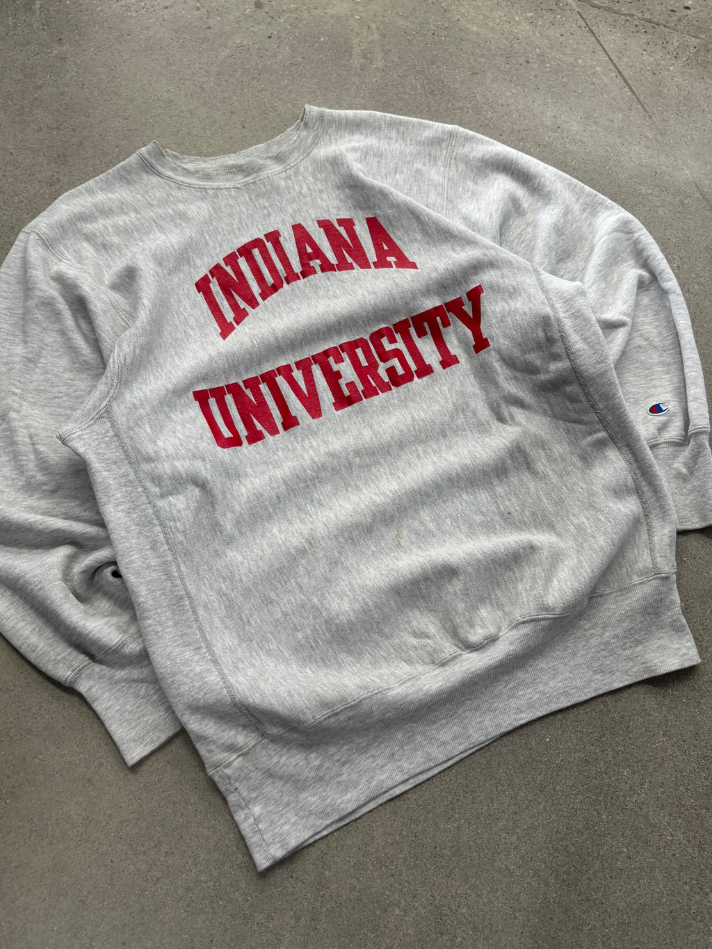 Champion Reverse Weave Indiana University Collegiate Crewneck Sweatshirt - XL