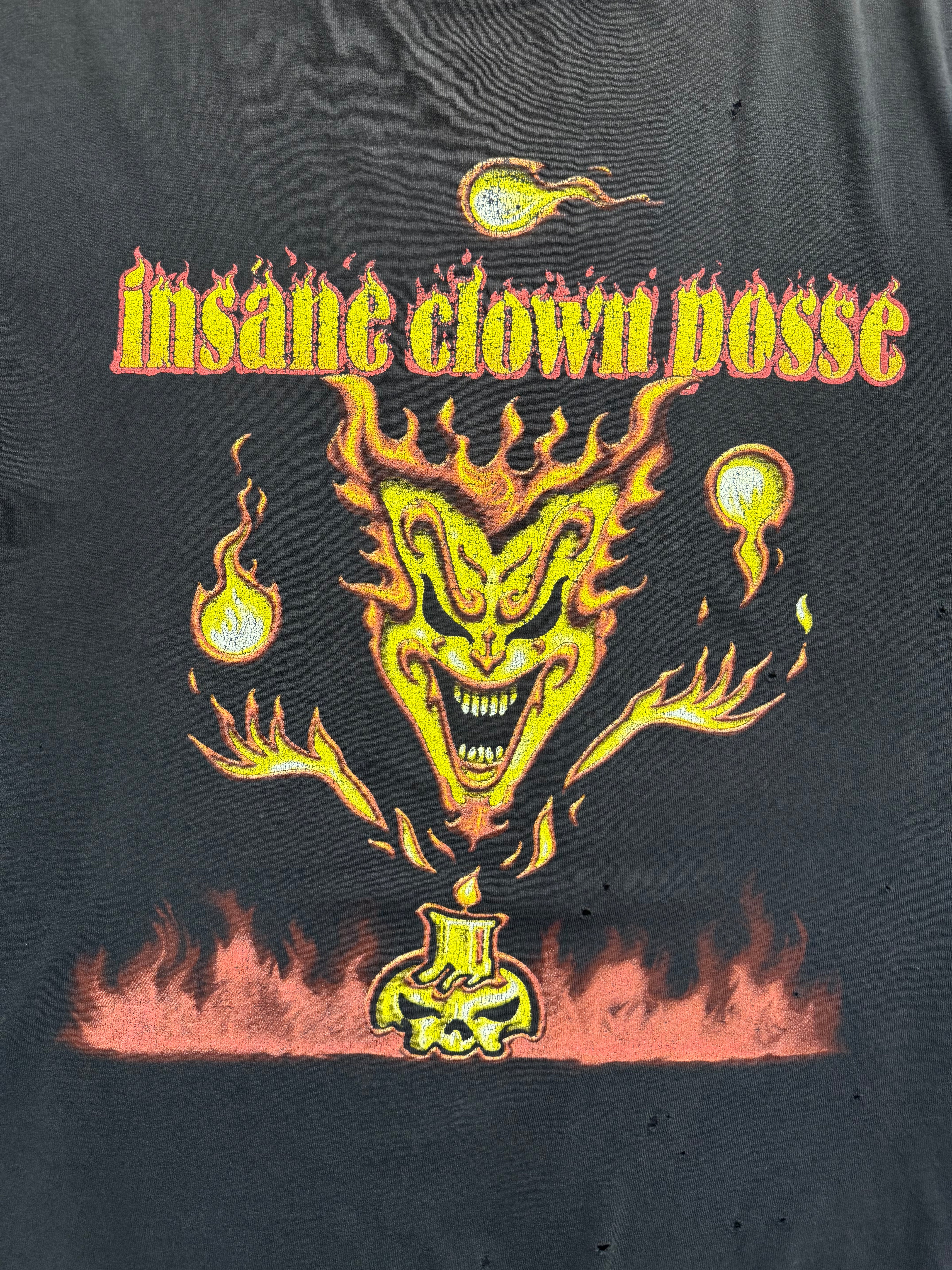 1999 Insane Clown Posse Juggalo Flame T-Shirt - XL
