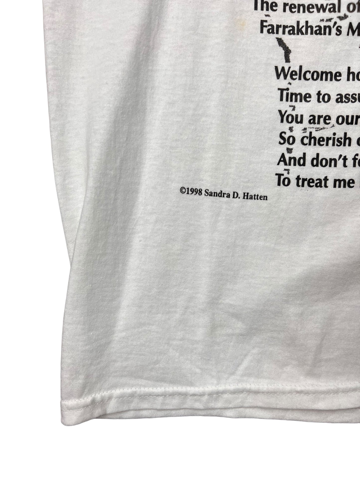 1998 Black Man ￼Empowerment T-shirt - M