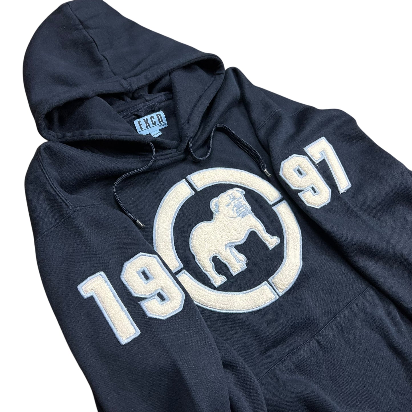 Exco Jeans Baggy Bulldog Logo Hoodie - XL