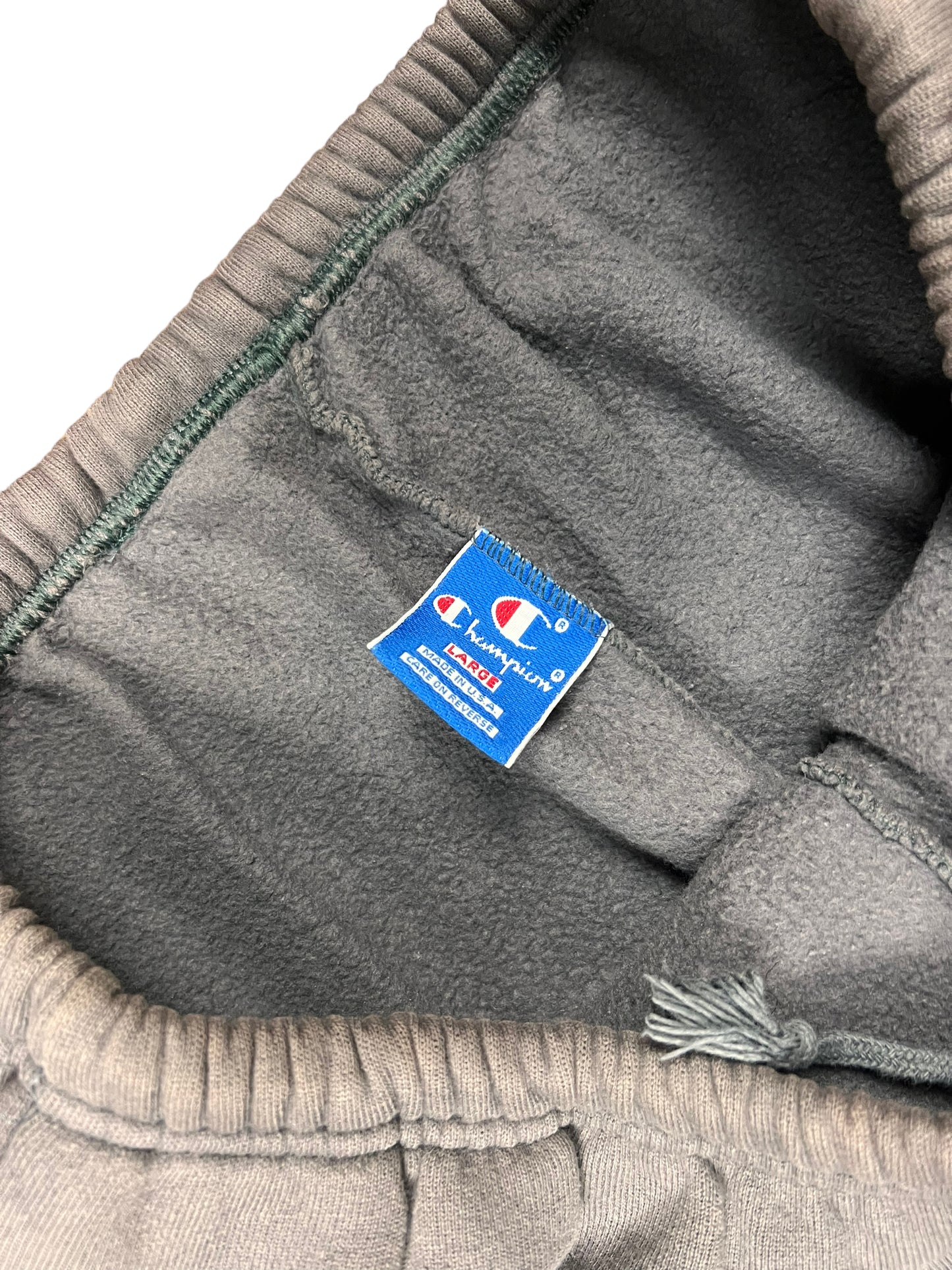 Faded Grey Champion Sweatpants - L