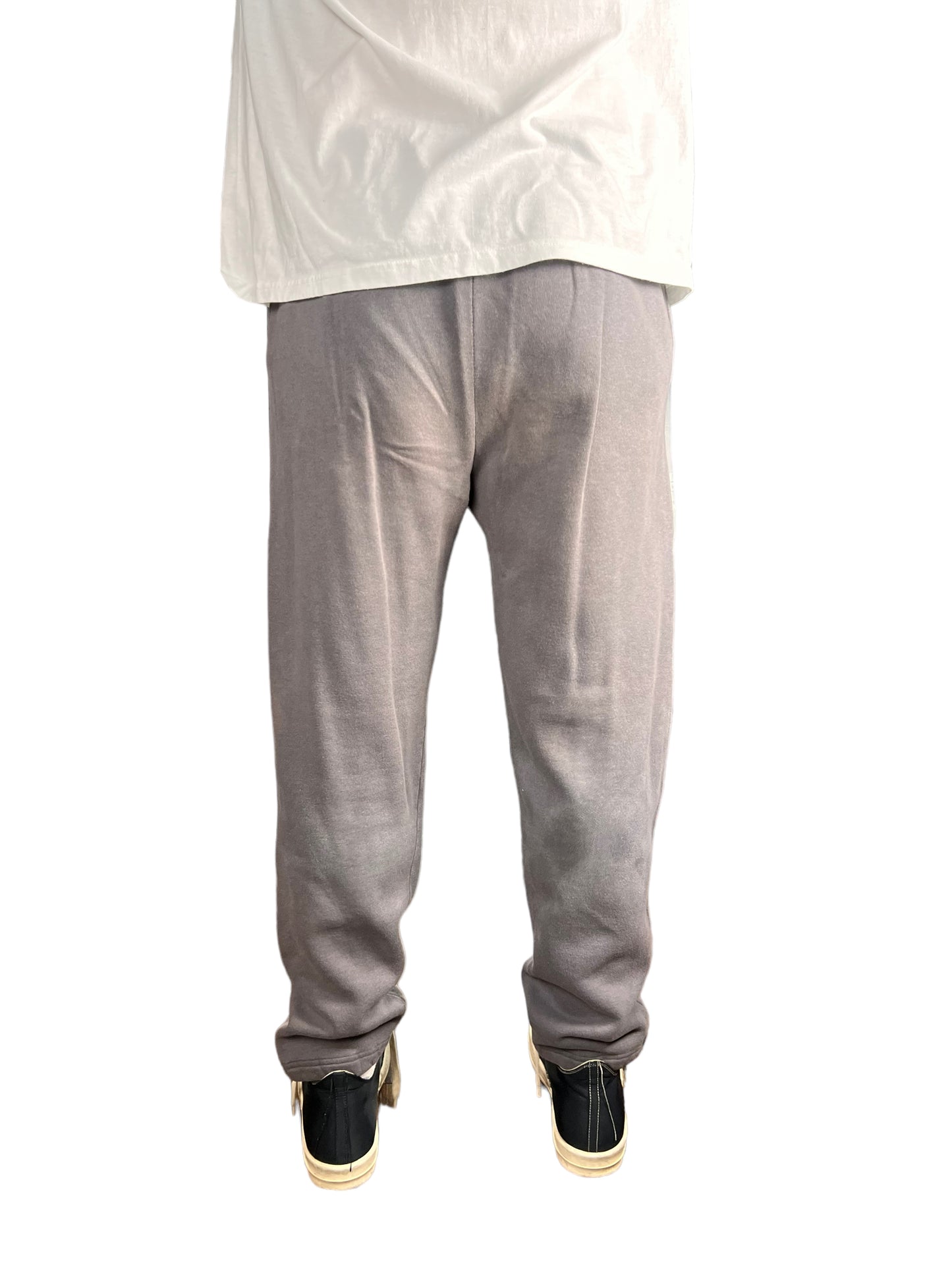 Faded Grey Champion Sweatpants - L