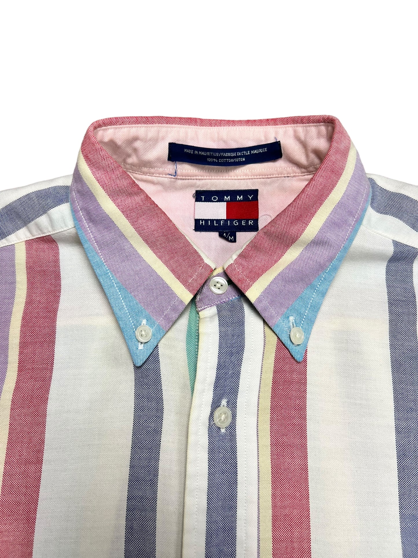 Tommy Hilfiger Striped Button-up Shirt - XL