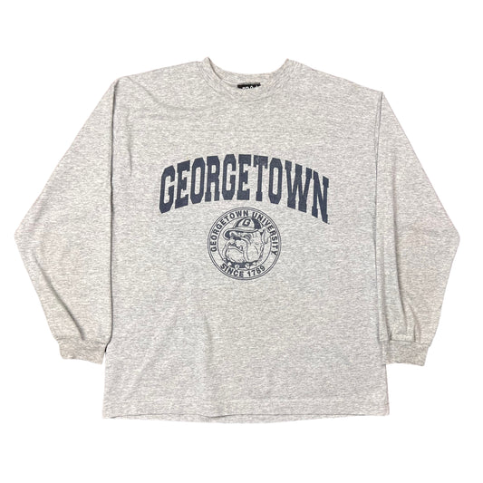 Georgetown Bulldogs Grey Long Sleeve Shirt - L