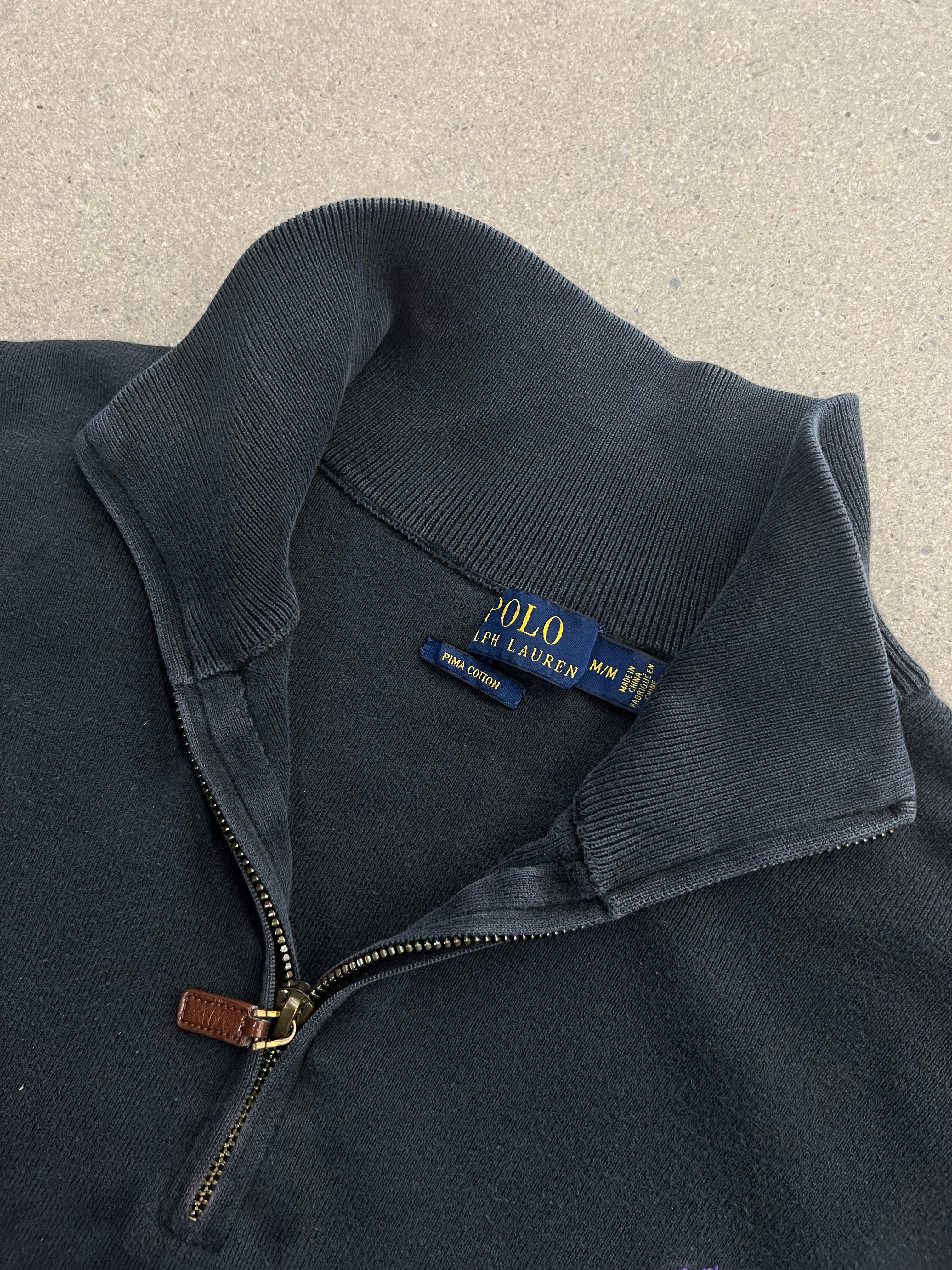 Polo Ralph Lauren Quarter Zip Sweater - M