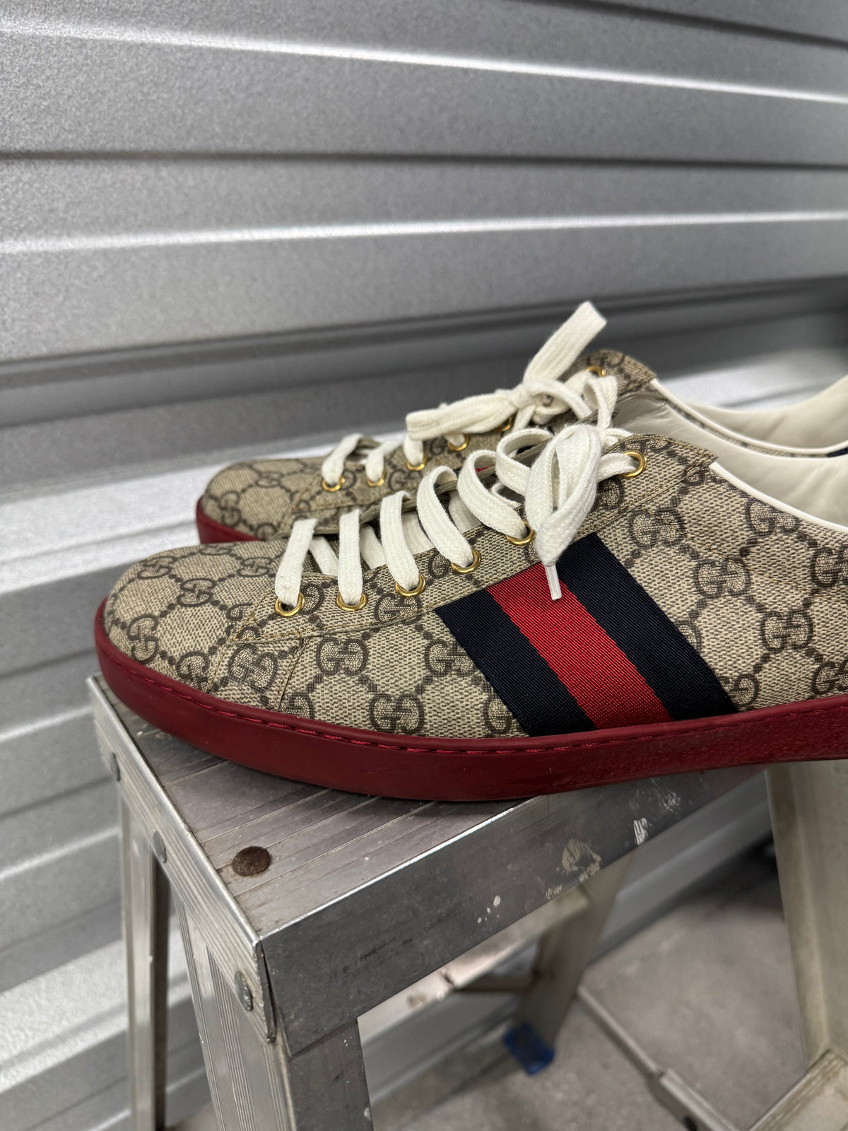 Gucci Ace GG Supreme Monogram Sneaker - 11.5
