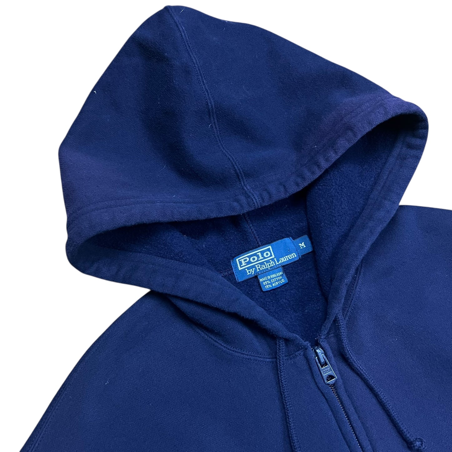 Polo Ralph Lauren Sun Faded Navy Zip-up Hoodie - M