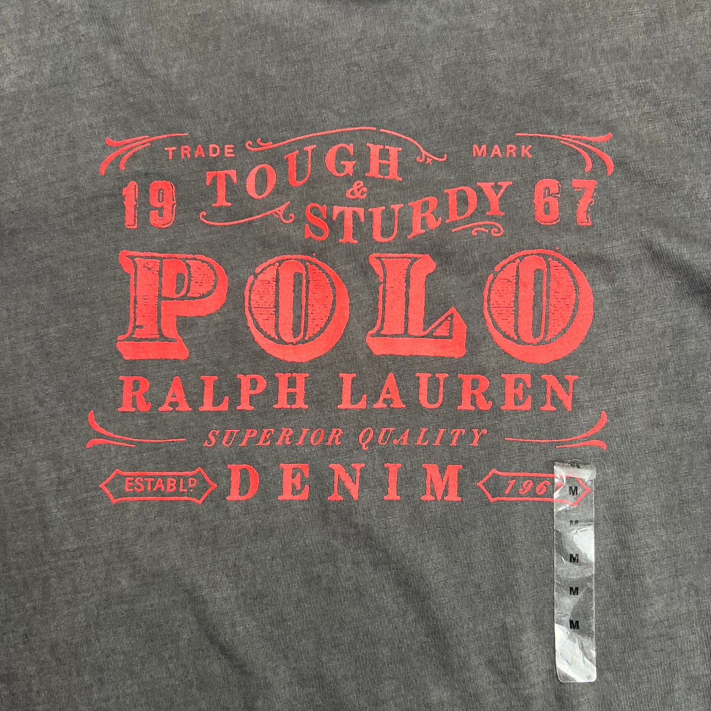 Polo Ralph Lauren Faded Graphic T-shirt - M