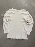 B.V.D. Blank Waffle-Knit Long Sleeve Thermal Shirt - L