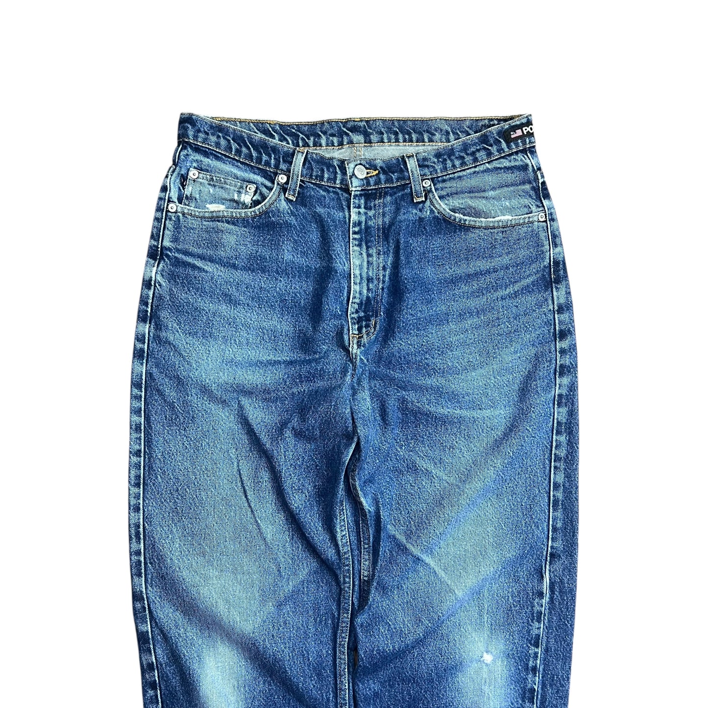 Polo Jeans Co Faded Blue Jeans - 33"