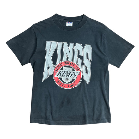 1990 Faded Los Angeles Kings T-shirt - L