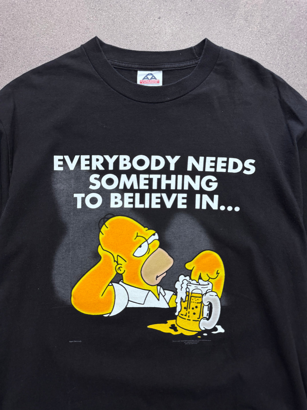 2000 Homer Simpson Beer T-Shirt - L