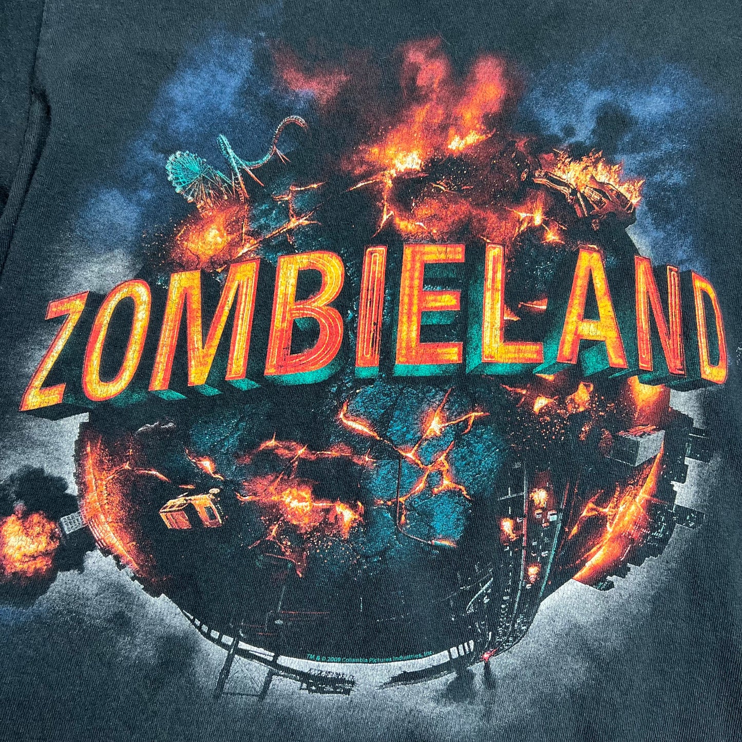 2009 Zombieland Movie Promo T-shirt - M