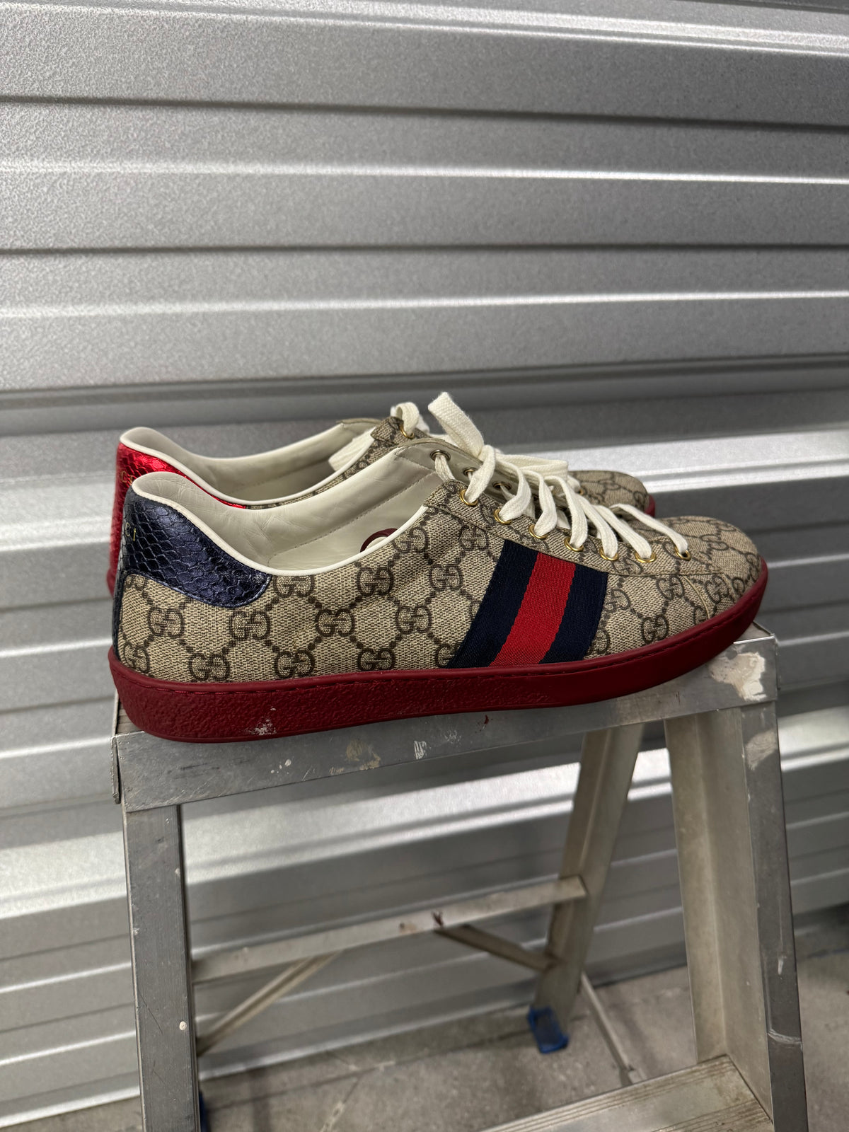 Gucci Ace GG Supreme Monogram Sneaker - 11.5
