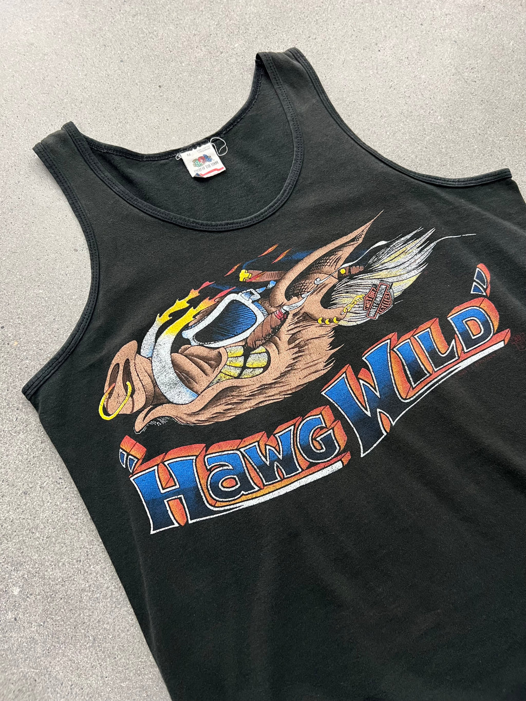 1989 Harley-Davidson Hawg Wild Sleeveless Shirt - M
