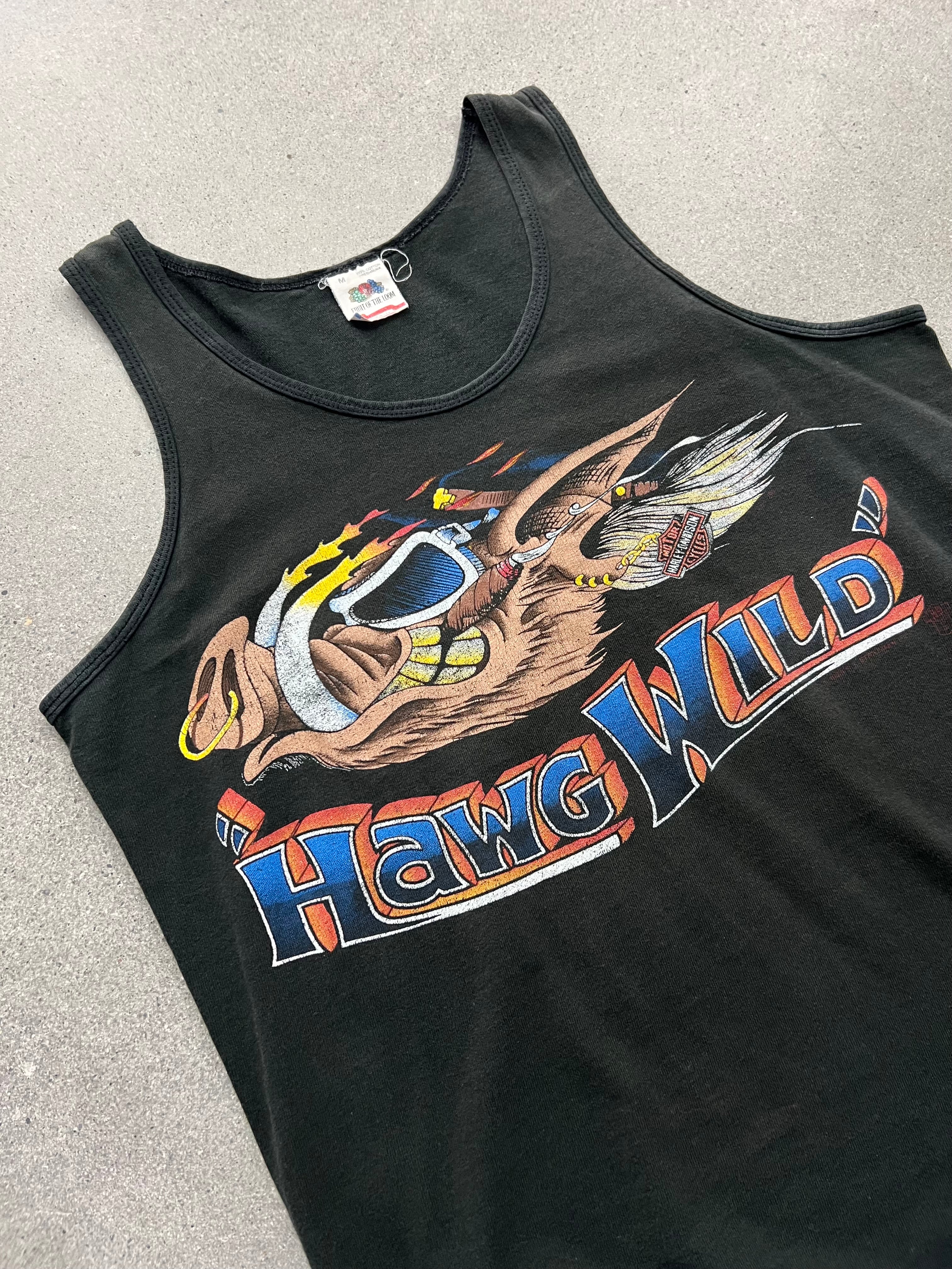 1989 Harley-Davidson Hawg Wild Sleeveless Shirt - M