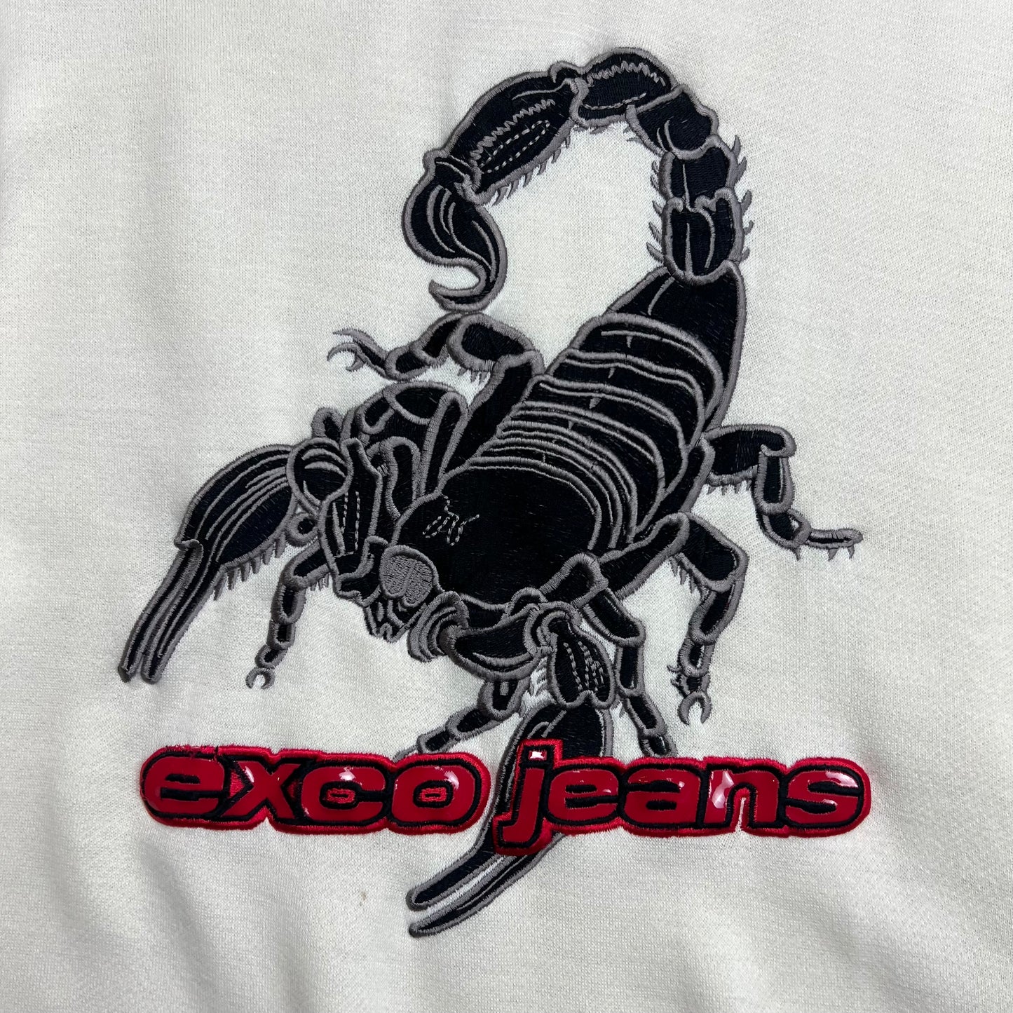 Exco Jeans Baggy Cream Scorpion Hoodie - XL