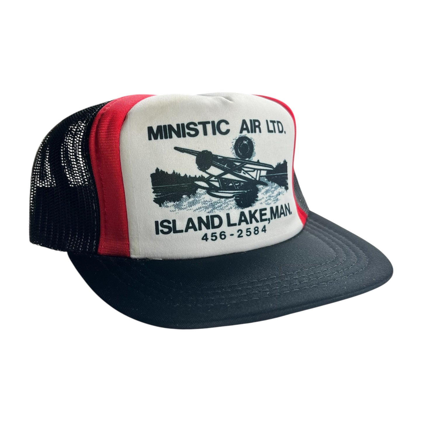 Black, Red & White Ministic Air LTD Trucker Hat