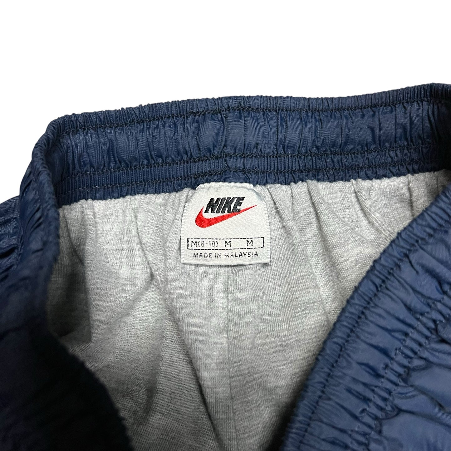 Nike Navy Blue Windbreaker Track Pants - XS