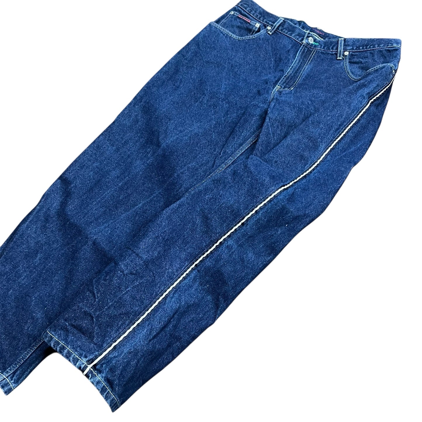 Tommy Hilfiger Side Stripe Relaxed Denim Jeans - Size 36”
