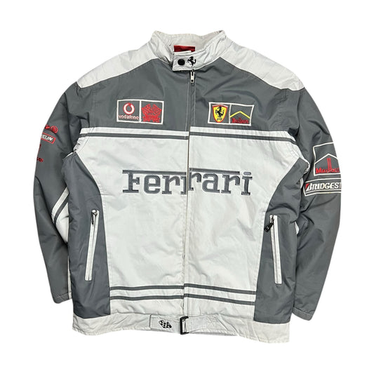 Ferrari Racing Embroidered Patch Jacket - XL