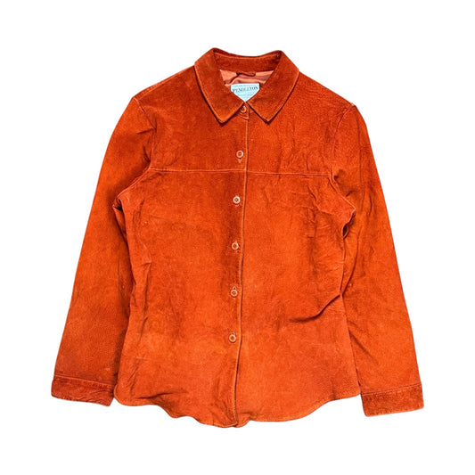 Pendleton Made in USA Rustic Orange Leather Jacket - L