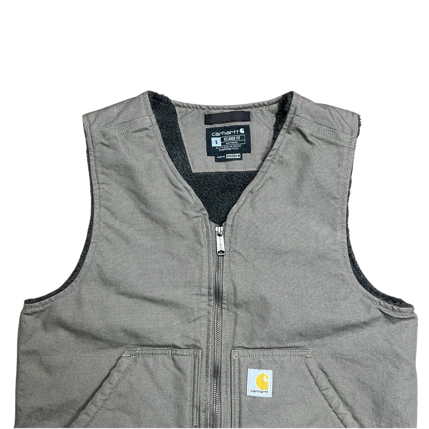 Carhartt Sherpa Lined Relaxed Fit Work Vest - S