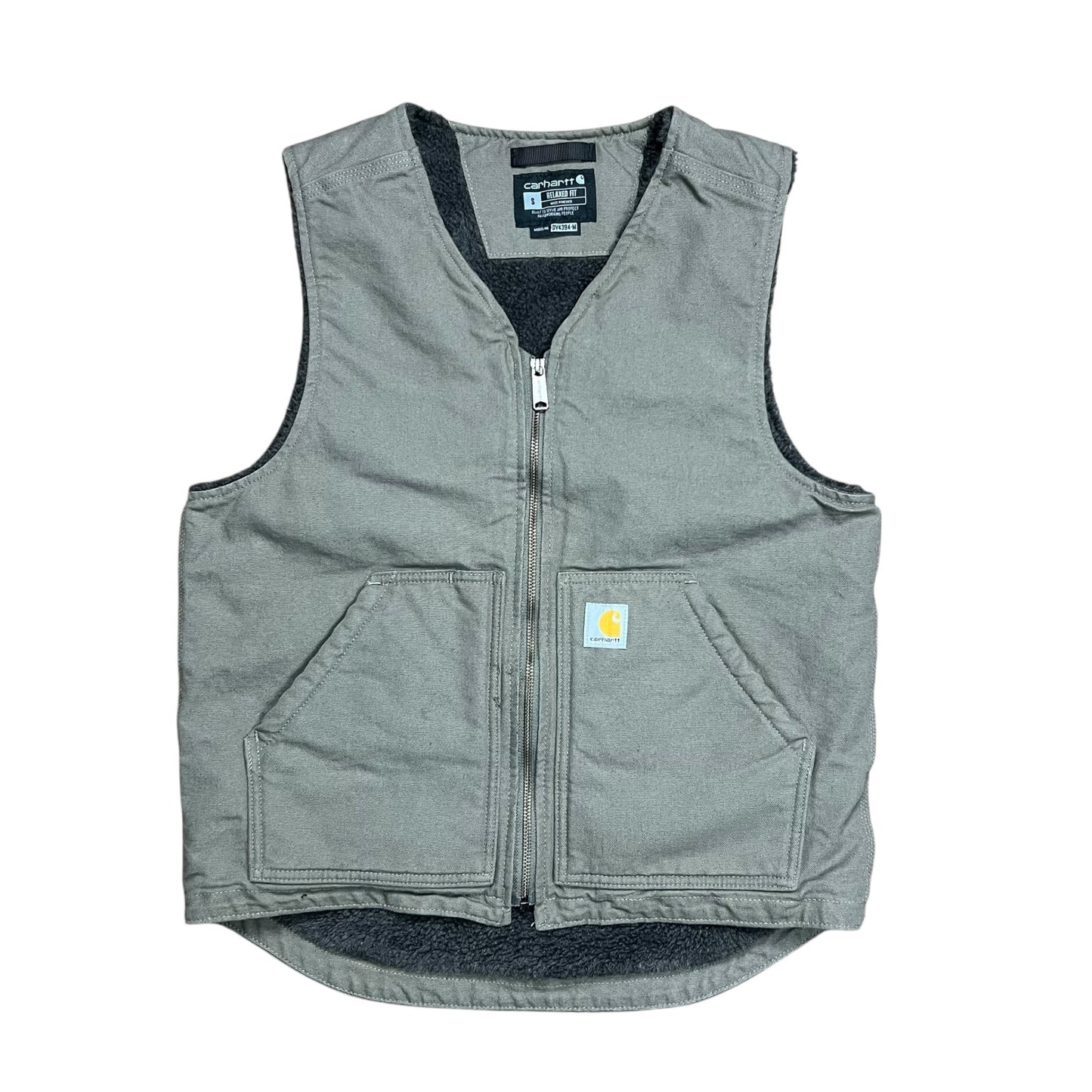 Carhartt Sherpa Lined Relaxed Fit Work Vest - S