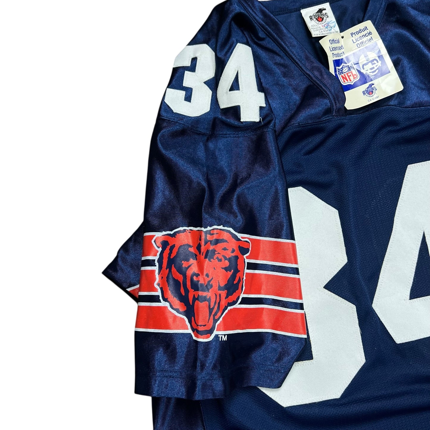 Ravens Athletic Chicago Bears Walter Payton Jersey - L