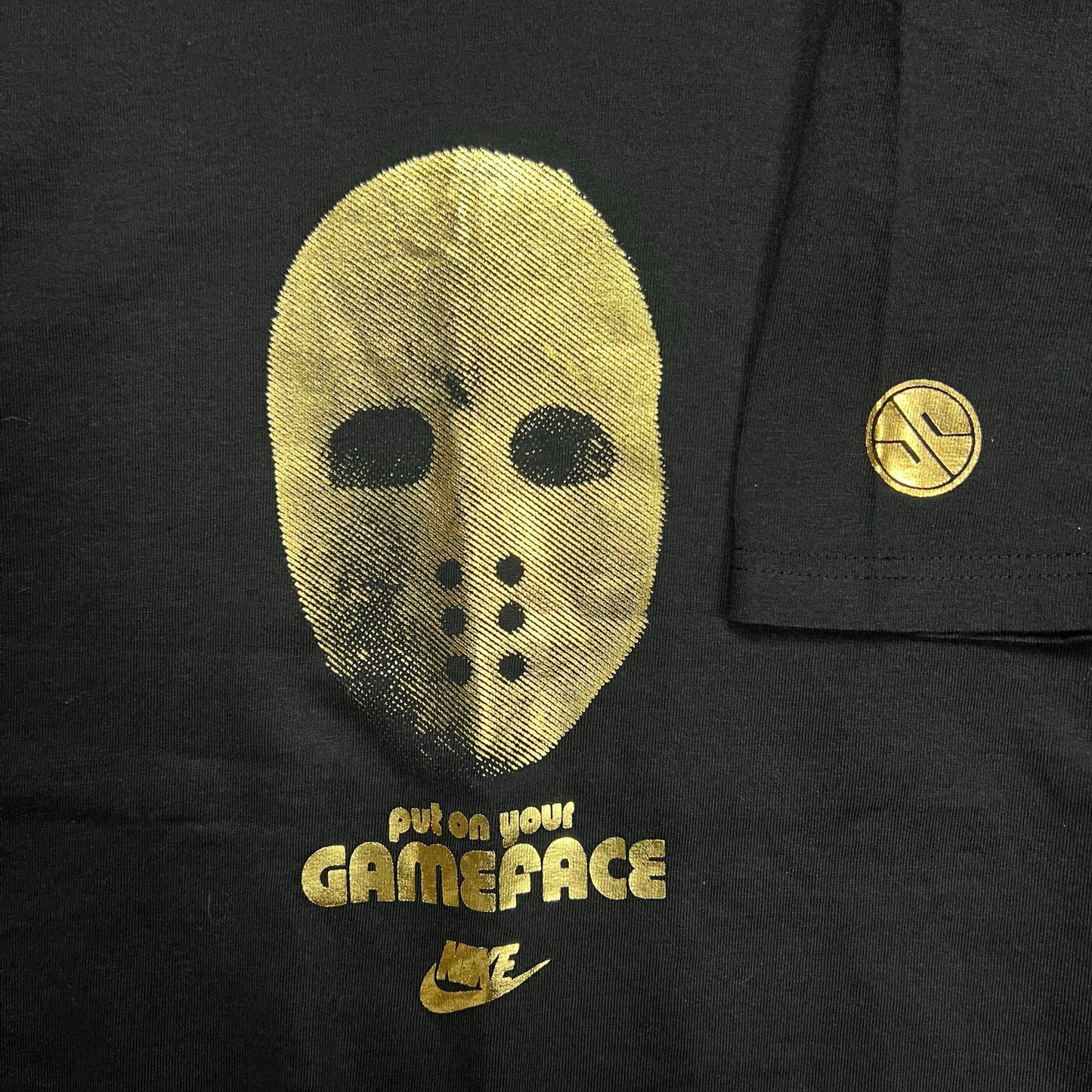Nike Put On Your Gameface Gold Mask T-Shirt - M