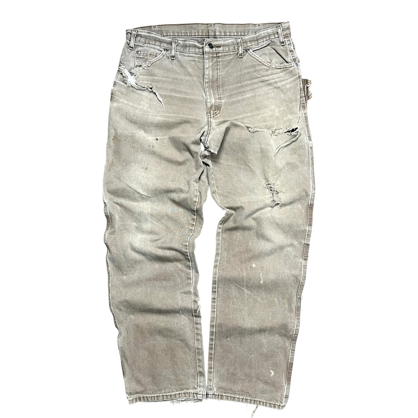 Dickies Faded & Distressed Work Pants - 36”