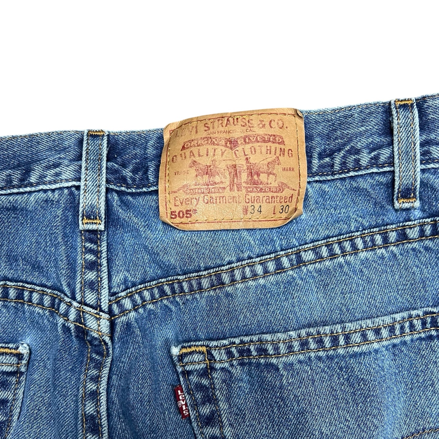 Levi’s 505 Faded Blue Jeans - 32”