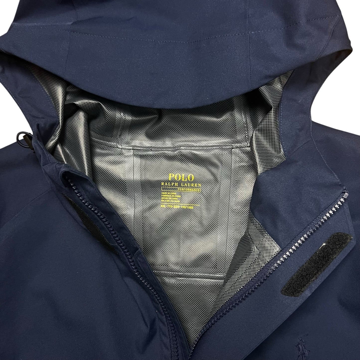 Polo Ralph Lauren Performance Hooded Blue Jacket - XXL