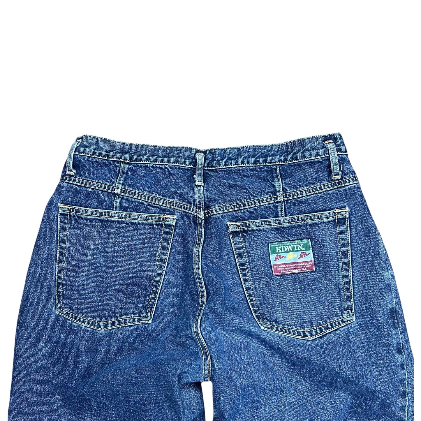 Edwin Japan French Baggy Blue Jeans - 34”