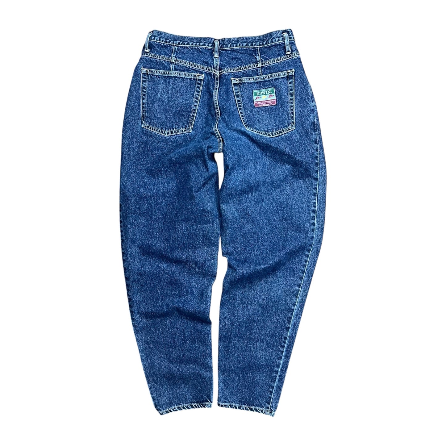 Edwin Japan French Baggy Blue Jeans - 34”