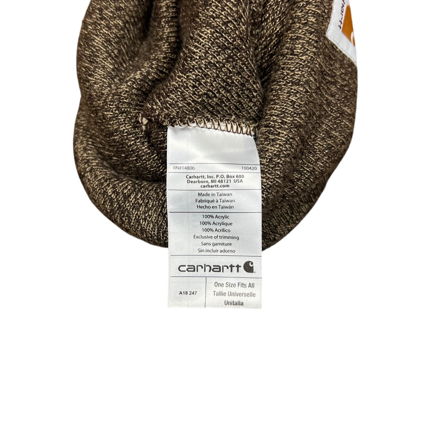 Carhartt Logo Patch Knit Beanie