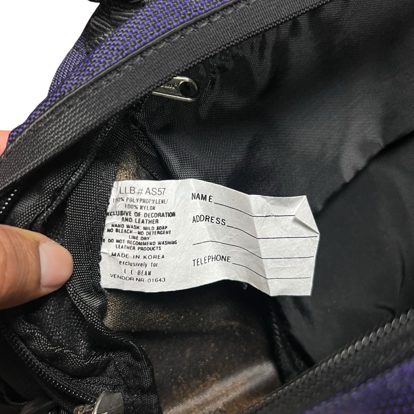 L.L.Bean Technical Buckle Strap Sling Bag