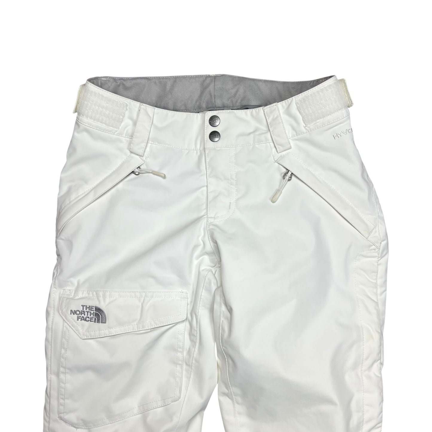 The North Face HyVent White Snow Pants - XS